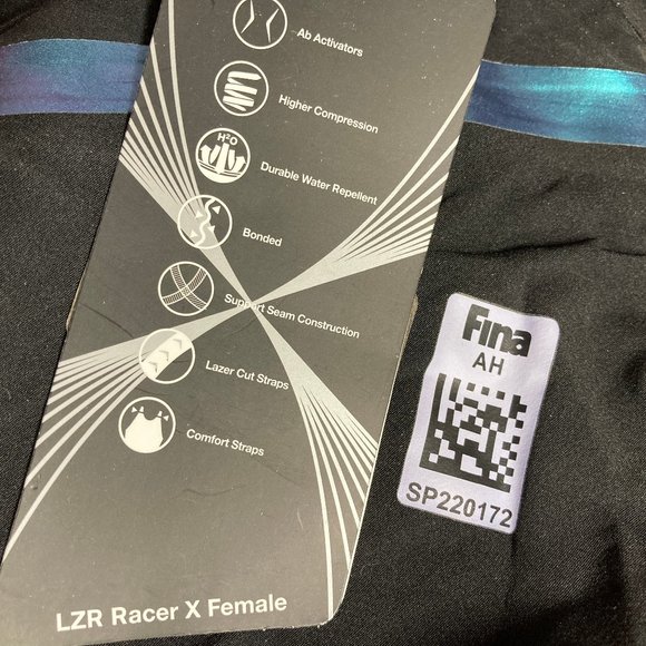 NEW Speedo Fastskin LZR Racer X Open Back Kneeskin Elite Competition Swim Suit - Picture 6 of 11